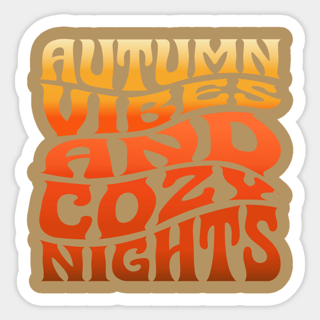 Autumn Vibes Sticker by iZiets